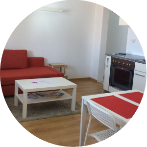 2-rooms apartment small (downstairs)